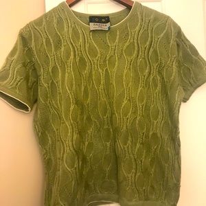 Women’s Short Sleeve Coogi Pullover Sweater